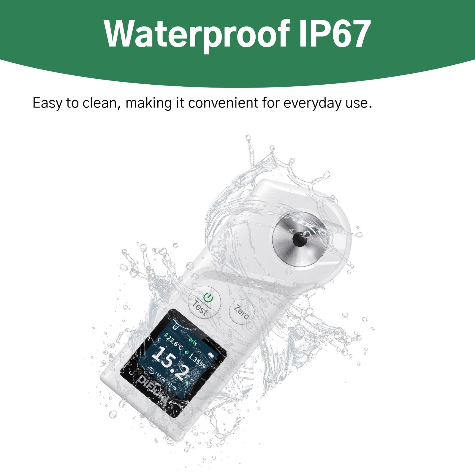 Portable Digital Veterinary Cow Milk Analyzer Dairy Brix Refractometer for Colostrum